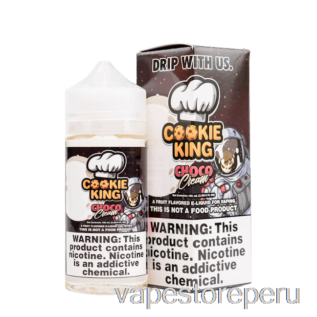 Crema De Chocolate Vape Smoke - Cookie King - 100ml 3mg